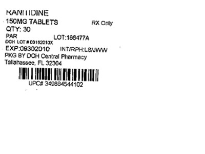 This Is The 150 mg Container (Ranitidine 150mg(par))